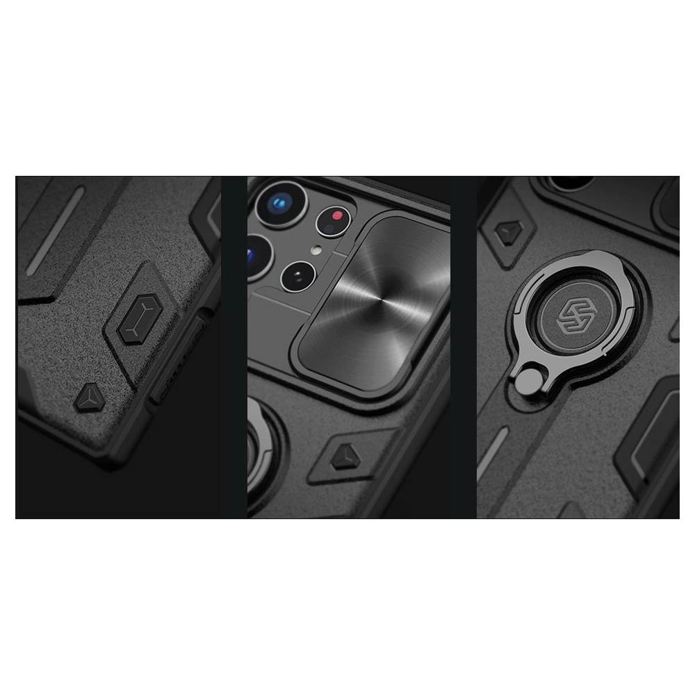 Etui Nillkin CamShield Armor Samsung Galaxy S22 Ultra czarny