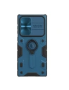 Etui Nillkin CamShield Armor Samsung Galaxy S22 Ultra niebieski