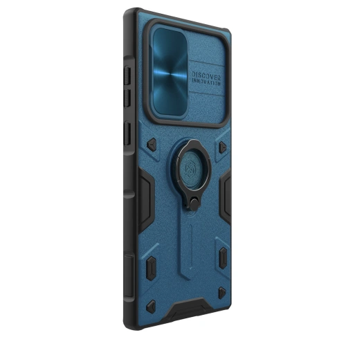 Kup Etui Nillkin CamShield Armor Samsung Galaxy S22 Ultra modrý - NLK550 - {ean13} - Sklep Home Screen