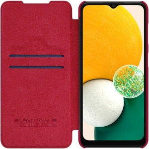 Case Nillkin Qin Samsung Galaxy A13 5G rot