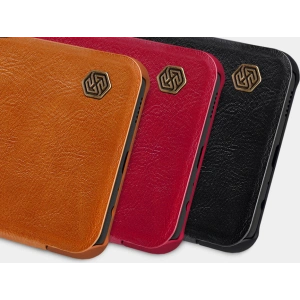 Case Nillkin Qin Samsung Galaxy A13 5G rot