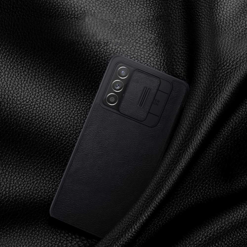 Kup Case Nillkin Qin Samsung Galaxy A73 schwarz - NLK555 - {ean13} - Sklep Home Screen