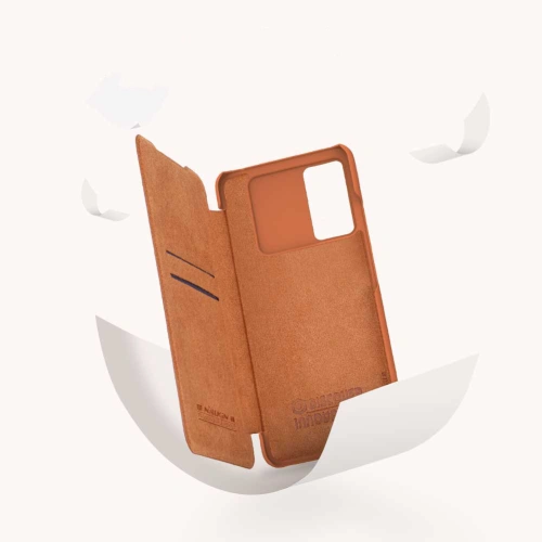 Kup Case Nillkin Qin Samsung Galaxy A73 schwarz - NLK555 - {ean13} - Sklep Home Screen