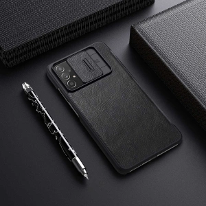Kup Case Nillkin Qin Samsung Galaxy A73 schwarz - NLK555 - {ean13} - Sklep Home Screen