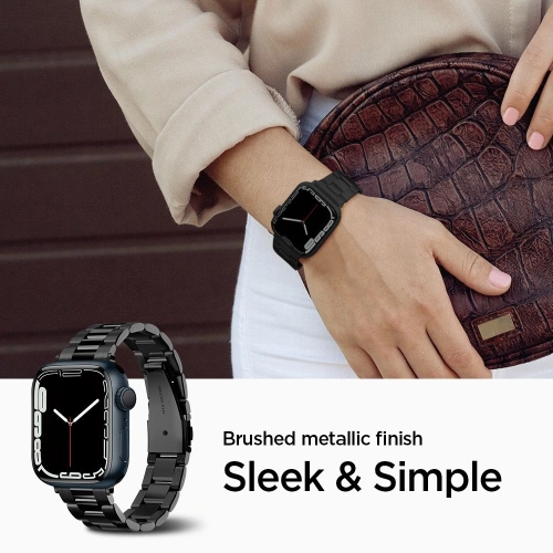 Kup Náramek Spigen Modern Fit Band Apple Watch 4/5/6/7/SE/8/9 40/41mm černý - SPN2538 - {ean13} - Sklep Home Screen