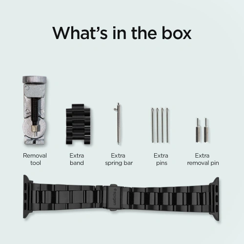 Kup Náramek Spigen Modern Fit Band Apple Watch 4/5/6/7/SE/8/9 40/41mm černý - SPN2538 - {ean13} - Sklep Home Screen