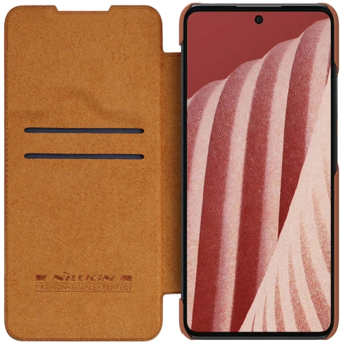 Kup Etui Nillkin Qin Samsung Galaxy A73 hnědá - NLK557 - {ean13} - Sklep Home Screen