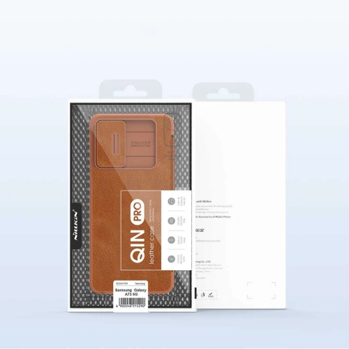 Kup Etui Nillkin Qin Samsung Galaxy A73 hnědá - NLK557 - {ean13} - Sklep Home Screen