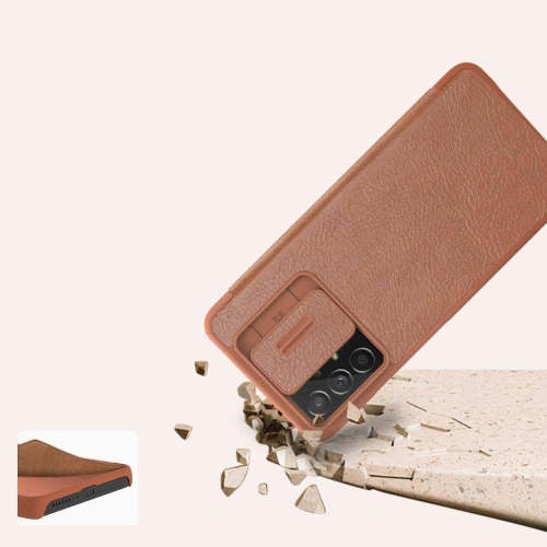 Buy Nillkin Qin Samsung Galaxy A73 brown - NLK557 - {ean13} - Home Screen Store Europe