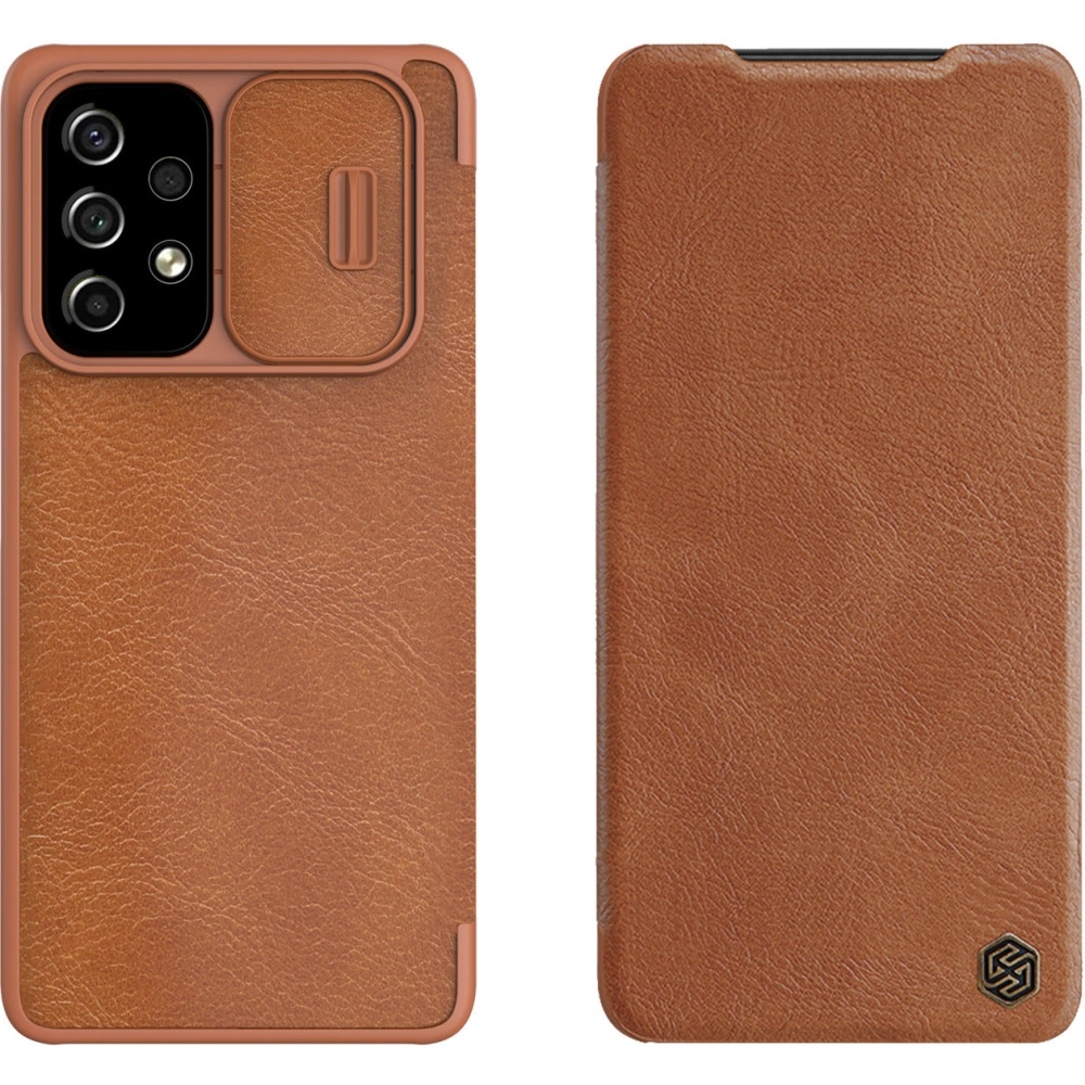 Etui Nillkin Qin Samsung Galaxy A53 5G brązowy