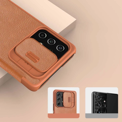Kup Etui Nillkin Qin Samsung Galaxy A53 5G brązowy - NLK559 - {ean13} - Sklep Home Screen