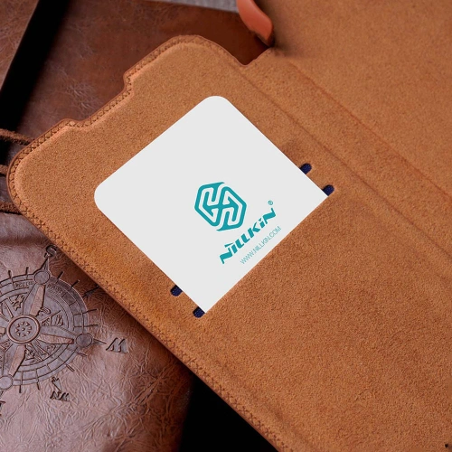 Buy Nillkin Qin Samsung Galaxy A53 5G brown - NLK559 - {ean13} - Home Screen Store Europe