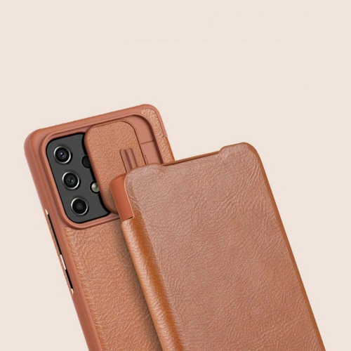 Kup Etui Nillkin Qin Samsung Galaxy A53 5G brązowy - NLK559 - {ean13} - Sklep Home Screen