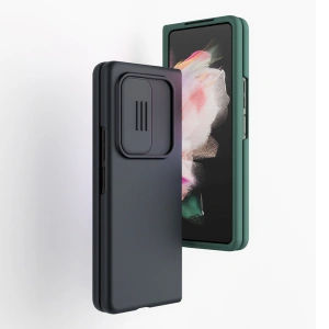 Etui Nillkin CamShield Silky Silicone Samsung Galaxy Z Fold 3 černé