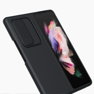 Kup Etui Nillkin CamShield Silky Silicone Samsung Galaxy Z Fold 3 czarny - NLK561 - {ean13} - Sklep Home Screen