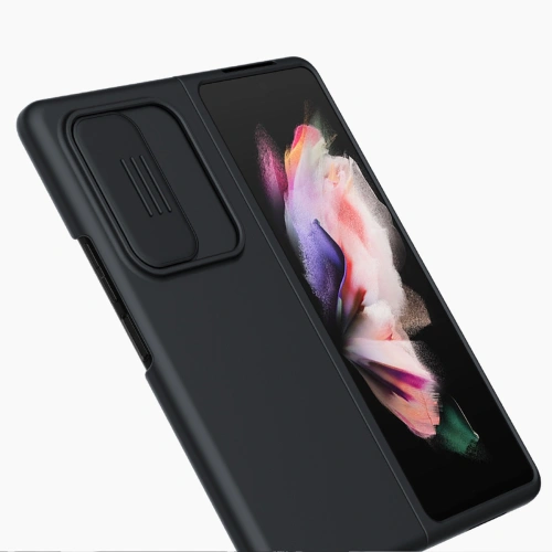 Kup Etui Nillkin CamShield Silky Silicone Samsung Galaxy Z Fold 3 fekete - NLK561 - {ean13} - Sklep Home Screen