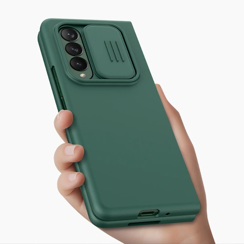 Kup Etui Nillkin CamShield Silky Silicone Samsung Galaxy Z Fold 3 zielony - NLK562 - {ean13} - Sklep Home Screen