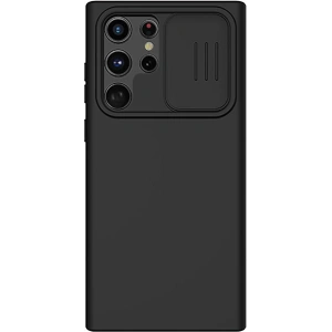 Kup Case Nillkin CamShield Silky Silicone Samsung Galaxy S22 Ultra schwarz - NLK563 - {ean13} - Sklep Home Screen