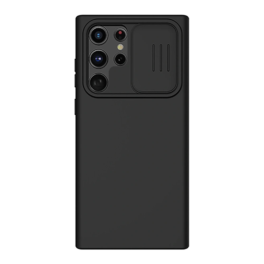 Etui Nillkin CamShield Silky Silicone Samsung Galaxy S22 Ultra czarny