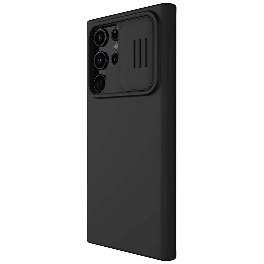 Etui Nillkin CamShield Silky Silicone Samsung Galaxy S22 Ultra czarny