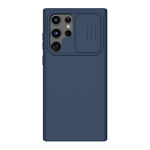 Kup Case Nillkin CamShield Silky Silicone Samsung Galaxy S22 Ultra blau - NLK564 - {ean13} - Sklep Home Screen