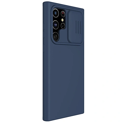 Kup Case Nillkin CamShield Silky Silicone Samsung Galaxy S22 Ultra blau - NLK564 - {ean13} - Sklep Home Screen