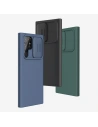 Kup Case Nillkin CamShield Silky Silicone Samsung Galaxy S22 Ultra blau - NLK564 - {ean13} - Sklep Home Screen