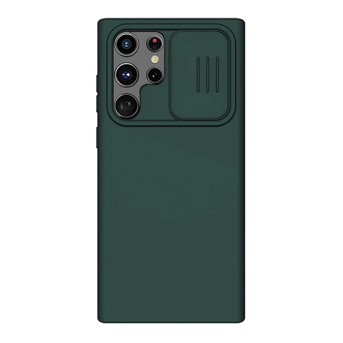Buy Nillkin CamShield Silky Silicone Samsung Galaxy S22 Ultra green - NLK565 - {ean13} - Home Screen Store Europe