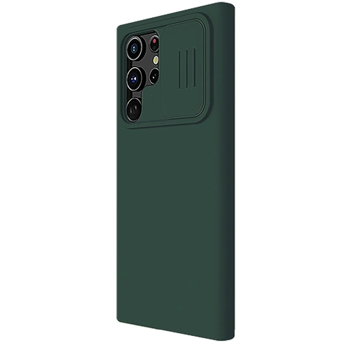 Kup Case Nillkin CamShield Silky Silicone Samsung Galaxy S22 Ultra grün - NLK565 - {ean13} - Sklep Home Screen