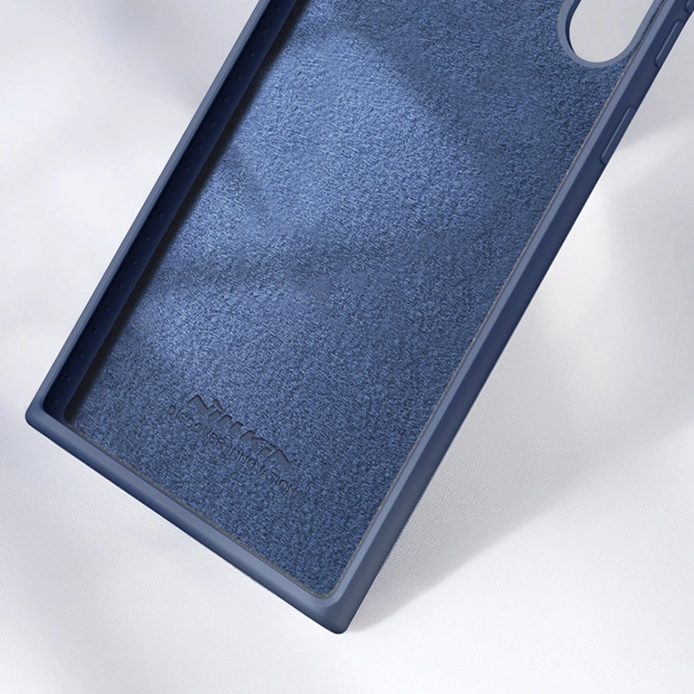 Etui Nillkin CamShield Silky Silicone Samsung Galaxy S22 Ultra zielony