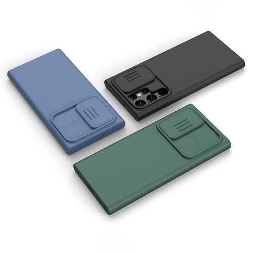 Kup Case Nillkin CamShield Silky Silicone Samsung Galaxy S22 Ultra grün - NLK565 - {ean13} - Sklep Home Screen