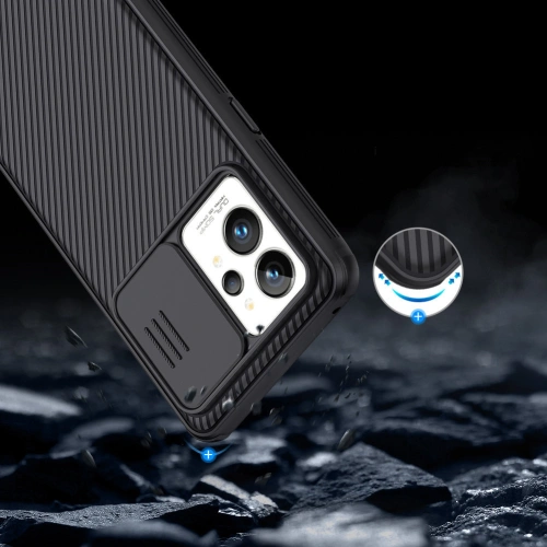 Kup Etui Nillkin CamShield Pro Realme GT2 Pro czarny - NLK566 - {ean13} - Sklep Home Screen