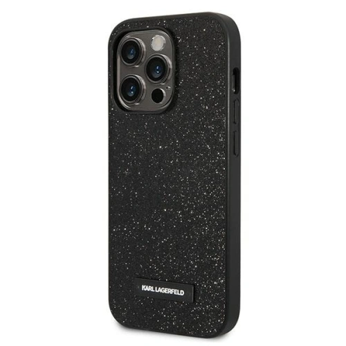 Kup Case Karl Lagerfeld KLHCP14XG2ELK Apple iPhone 14 Pro Max Hardcase schwarz/black Glitter Plakette Logo - KLD1146 - {ean13} - Sklep Home Screen