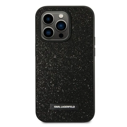 Kup Etui Karl Lagerfeld KLHCP14XG2ELK Apple iPhone 14 Pro Max hardcase negru/black Glitter Plaque Logo - KLD1146 - {ean13} - Sklep Home Screen