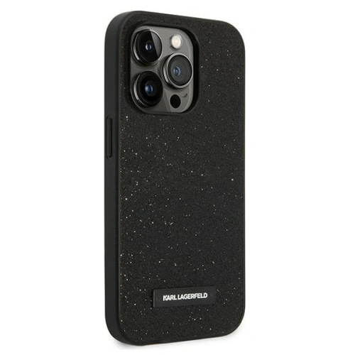Kup Case Karl Lagerfeld KLHCP14XG2ELK Apple iPhone 14 Pro Max Hardcase schwarz/black Glitter Plakette Logo - KLD1146 - {ean13} - Sklep Home Screen