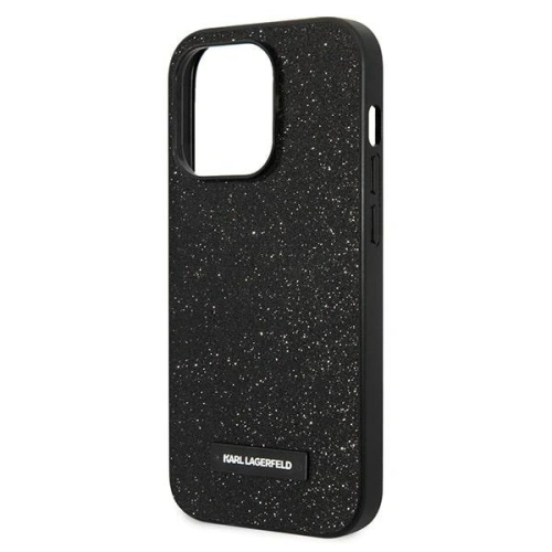 Kup Etui Karl Lagerfeld KLHCP14XG2ELK Apple iPhone 14 Pro Max hardcase negru/black Glitter Plaque Logo - KLD1146 - {ean13} - Sklep Home Screen