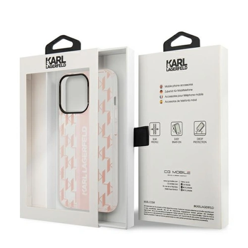 Kup Case Karl Lagerfeld KLHCP14XHKLSPCP Apple iPhone 14 Pro Max Hardcase rosa/pink Mono Vertical Stripe - KLD1149 - {ean13} - Sklep Home Screen
