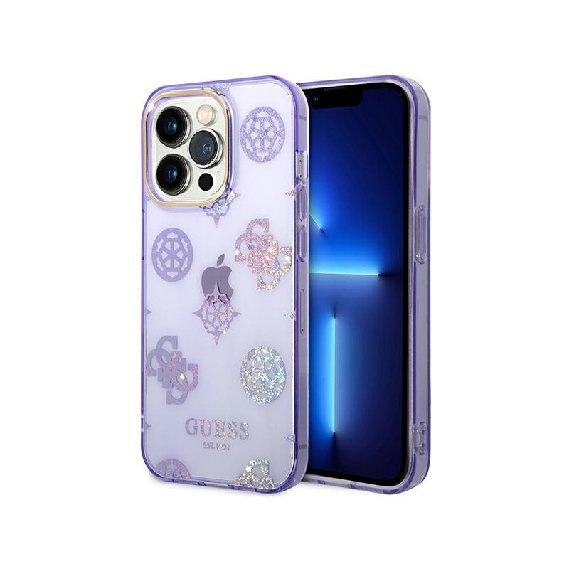 Kup Etui Guess GUHCP14XHTPPTL Apple iPhone 14 Pro Max liliowy/lilac hard case Peony Glitter - 3666339064594 - GUE2134 - Homescreen.pl