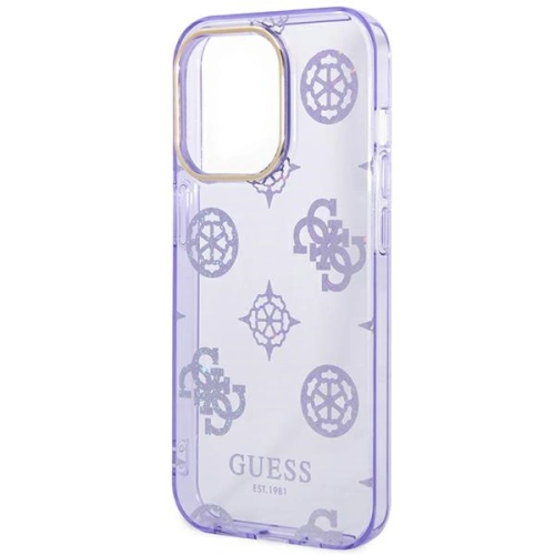Kup Etui Guess GUHCP14XHTPPTL Apple iPhone 14 Pro Max fialové/lilac tvrdé pouzdro Peony Glitter - GUE2134 - {ean13} - Sklep Home Screen