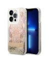 Etui Guess GUHCP14XLFLSD Apple iPhone 14 Pro Max zlatý/gold hardcase Paisley Liquid Glitter