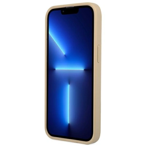 Kup Etui Guess GUHCP14XPSATLE Apple iPhone 14 Pro Max béžový/beige hardcase SaffianoTriangle Logo - GUE2136 - {ean13} - Sklep Home Screen