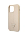 Kup Etui Guess GUHCP14XPSATLE Apple iPhone 14 Pro Max béžový/beige hardcase SaffianoTriangle Logo - GUE2136 - {ean13} - Sklep Home Screen