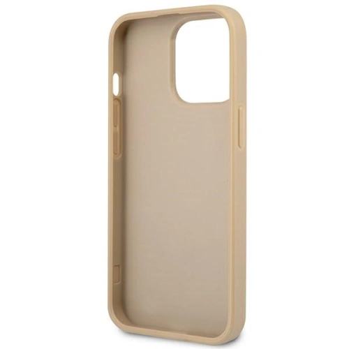 Kup Etui Guess GUHCP14XPSATLE Apple iPhone 14 Pro Max béžový/beige hardcase SaffianoTriangle Logo - GUE2136 - {ean13} - Sklep Home Screen