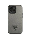 Kup Etui Guess GUHCP14XPSATLG Apple iPhone 14 Pro Max stříbrný/silver hardcase SaffianoTriangle Logo - GUE2137 - {ean13} - Sklep Home Screen