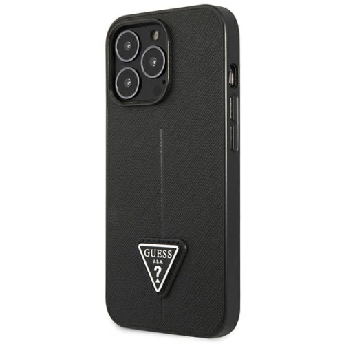 Kup Etui Guess GUHCP14XPSATLK Apple iPhone 14 Pro Max černý/black hardcase SaffianoTriangle Logo - GUE2138 - {ean13} - Sklep Home Screen