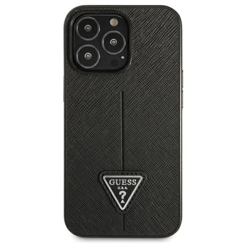 Kup Etui Guess GUHCP14XPSATLK Apple iPhone 14 Pro Max černý/black hardcase SaffianoTriangle Logo - GUE2138 - {ean13} - Sklep Home Screen