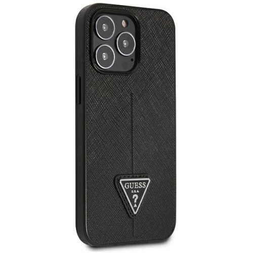 Kup Etui Guess GUHCP14XPSATLK Apple iPhone 14 Pro Max černý/black hardcase SaffianoTriangle Logo - GUE2138 - {ean13} - Sklep Home Screen