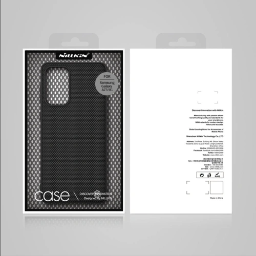 Kup Etui Nillkin Textured Samsung Galaxy A73 fekete - NLK574 - {ean13} - Sklep Home Screen
