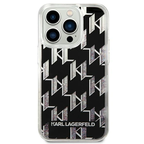 Kup Etui Karl Lagerfeld KLHCP14XLMNMK Apple iPhone 14 Pro Max hardcase černý/black Liquid Glitter Monogram - KLD1150 - {ean13} - Sklep Home Screen