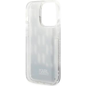 Case Karl Lagerfeld KLHCP14XLMNMK Apple iPhone 14 Pro Max Hardcase schwarz/black Liquid Glitter Monogram